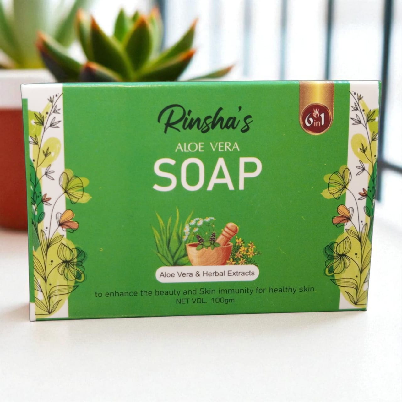 Rinsha's Aloe Vera Soap