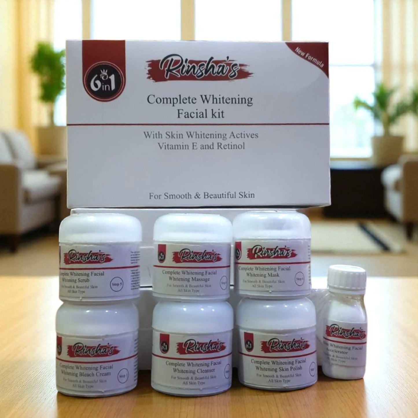 Rinsha's Complete Whitening Family Facial Kit