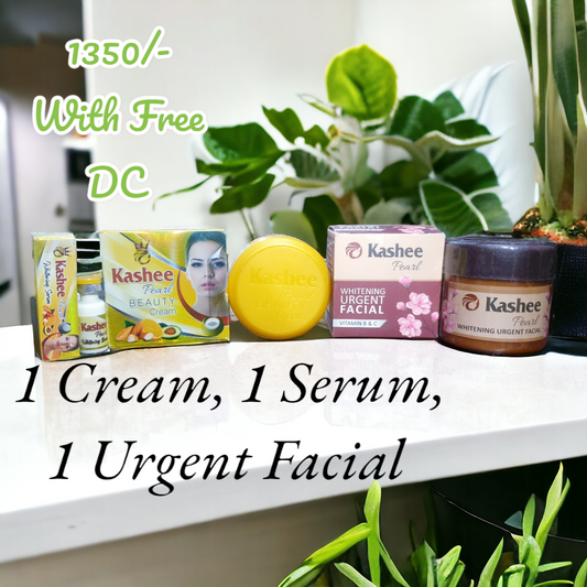 Deal: 1 Beauty Cream, 1 Serum, 1 Urgent Whitening Facial