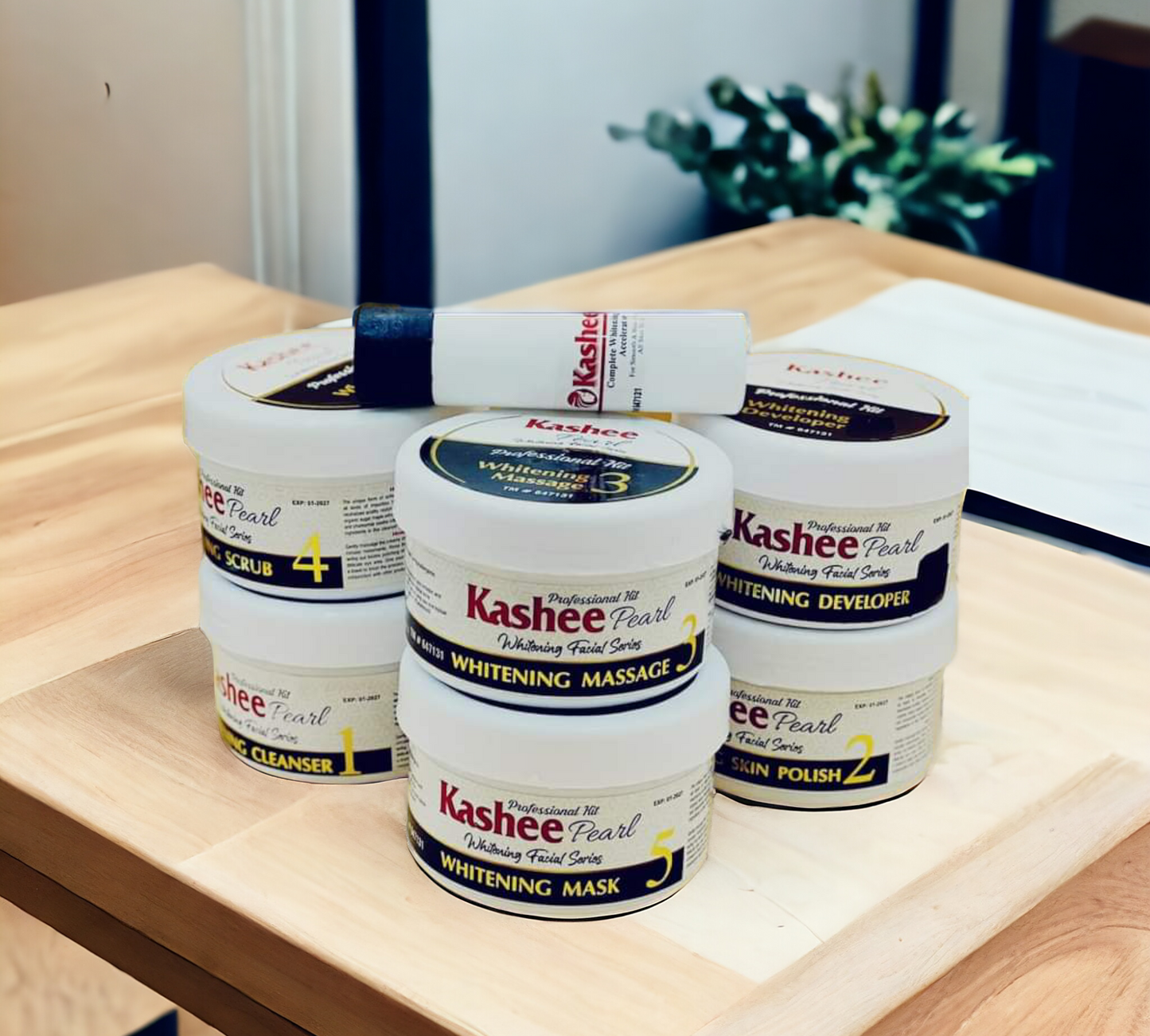 Kashee Pearl Whitening Facial Salon Jar Set