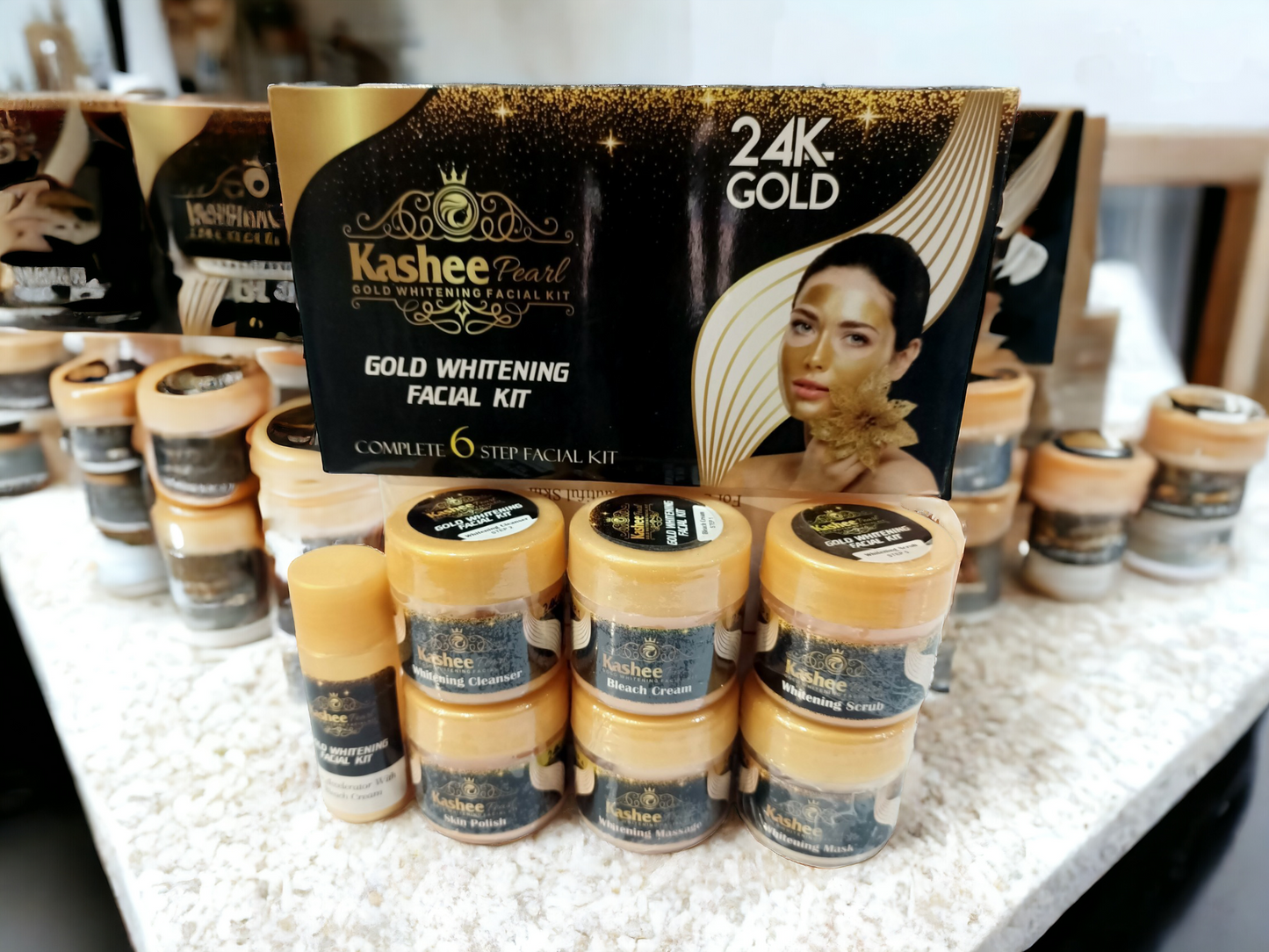 Kashee Pearl 24K Gold Whitening Facial Kit