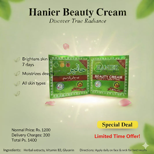 2 HANIER Beauty Creams – Double Glow Deal (Buy 2 & Save More!)